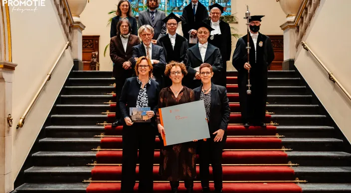 Maaike Pulles tijdens promotie foto door Stefan Keereweer